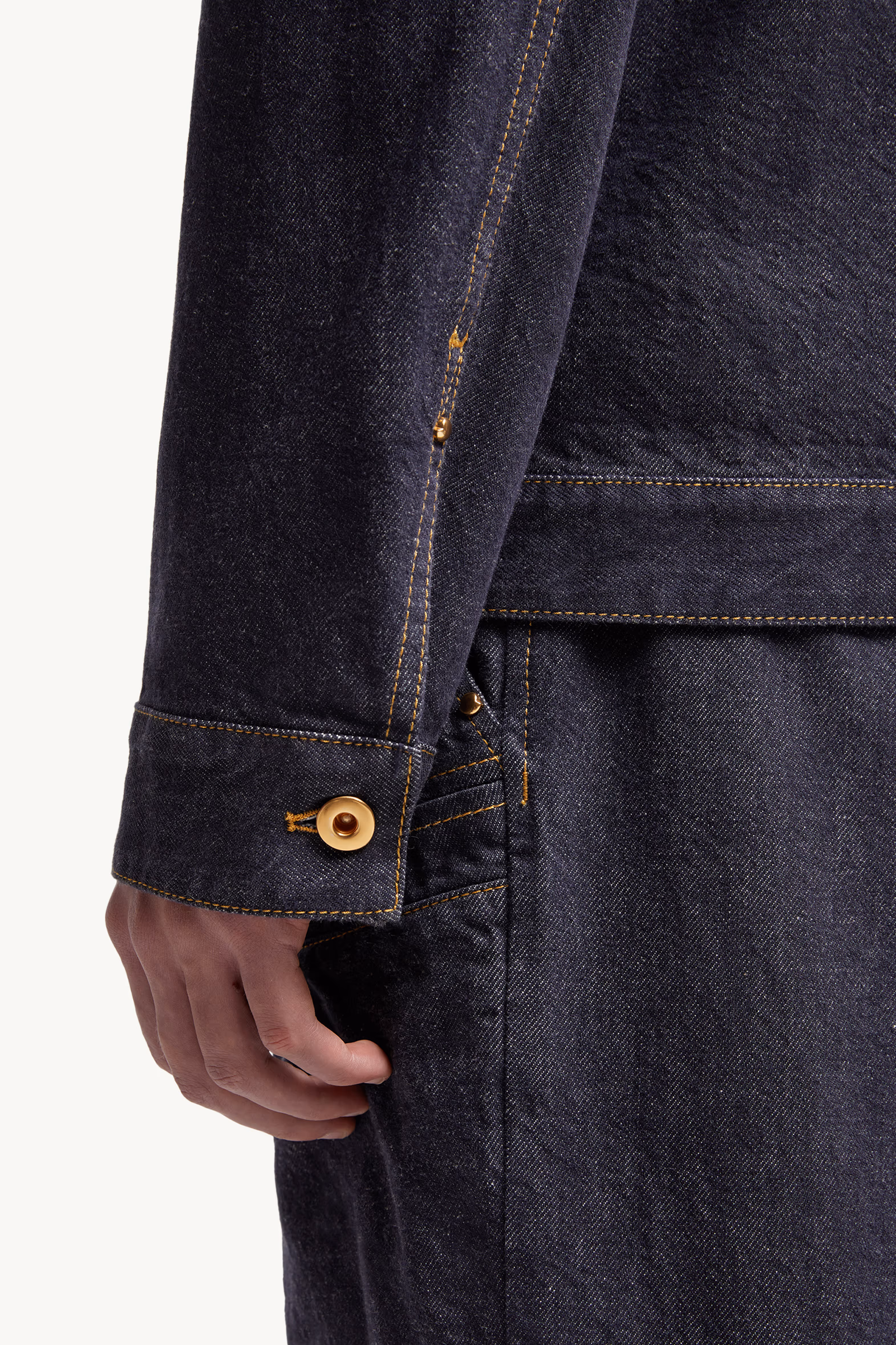 Chaqueta vaquera Moncler x Mercedes-Benz de NIGO Nepit Hombre Azul Denim Moncler 7